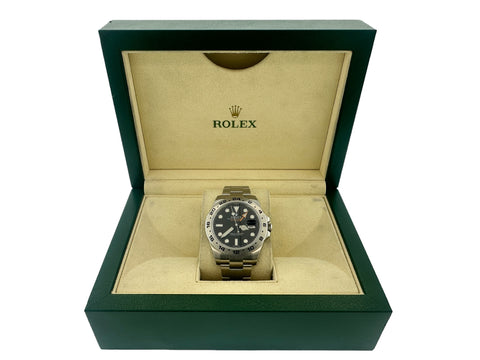 Rolex Oyster Perpetual Date Explorer II Stainless Steel Watch 42mm