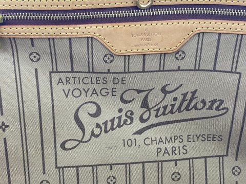 Louis Vuitton Neverfull GM Tote Brown Canvas