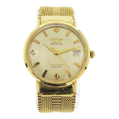 Longines Five Star Admiral Automatic 18K Gold Men's Watch 89.1Gr Gold