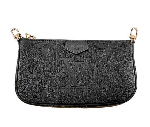 Louis Vuitton Multi Pochette Empreinte Noir