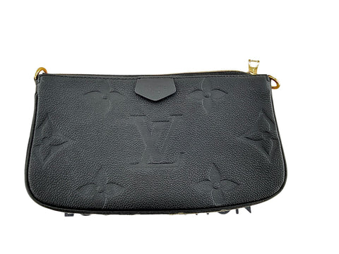 Louis Vuitton Multi Pochette Empreinte Noir