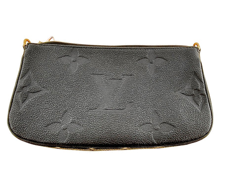 Louis Vuitton Multi Pochette Empreinte Noir