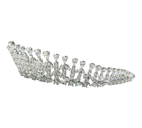 ANNA ZUCKERMAN Royal 05 Tiara Collection Diamond White Crystalline