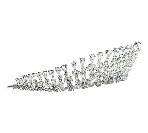 ANNA ZUCKERMAN Royal 05 Tiara Collection Diamond White Crystalline
