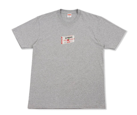 Supreme Luden's Tee Heather Grey Size L