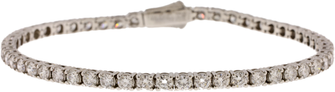 14KT White Gold Lab Grown Diamond 7” Tennis Bracelet