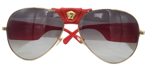Versace Pilot Sunglasses Red/Gold (VE2150Q)