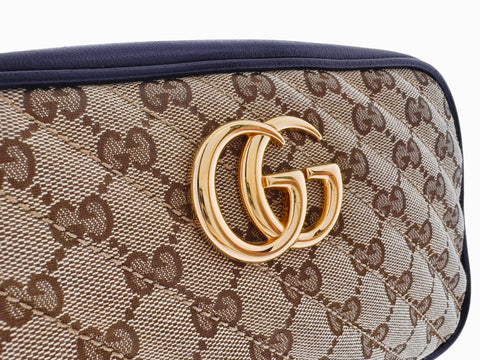 Gucci GG Marmont Zip Around Shoulder Bag