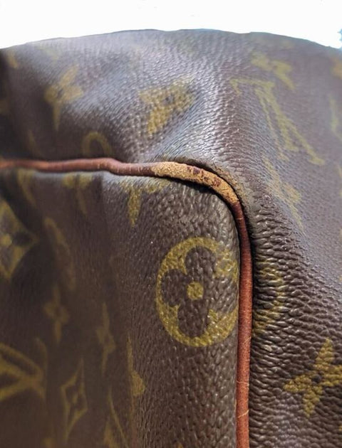 LOUIS VUITTON Keepall 50 Travel Hand Bag Monogram Leather Brown M41426