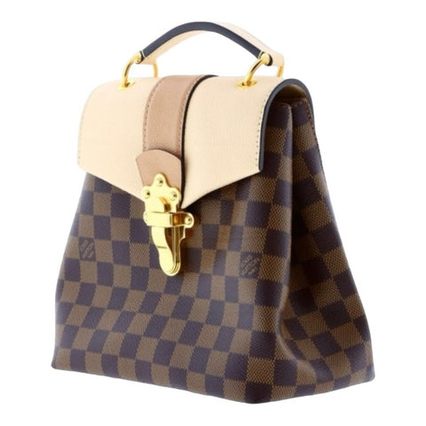 Louis Vuitton Damier Ebene Clapton Backpack Creme