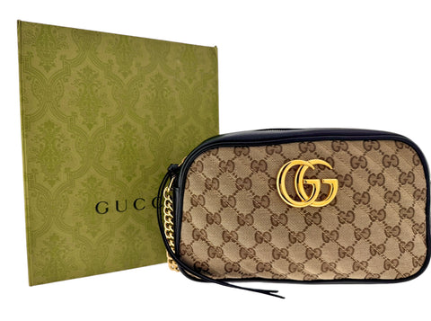 Gucci GG Marmont Zip Around Shoulder Bag