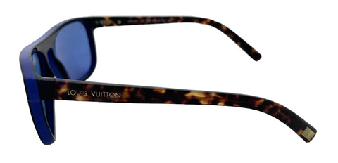 Louis Vuitton Oliver Blue Sunglasses For Men 140MM