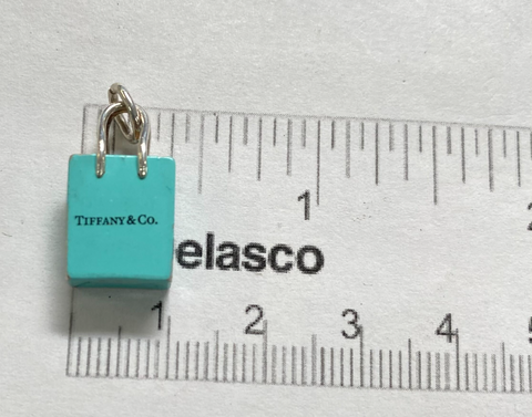 Tiffany & Co.® Sterling Silver Shopping Bag Charm