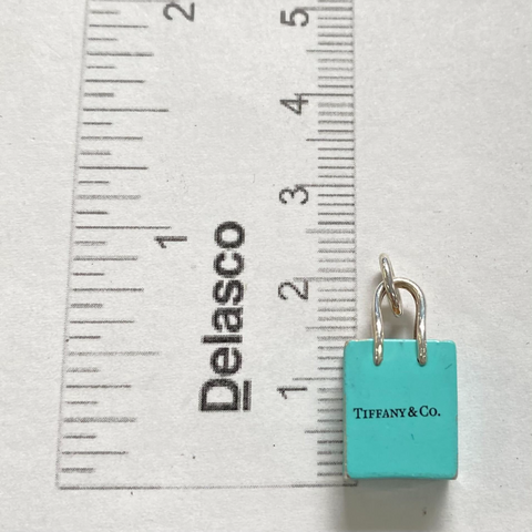 Tiffany & Co.® Sterling Silver Shopping Bag Charm