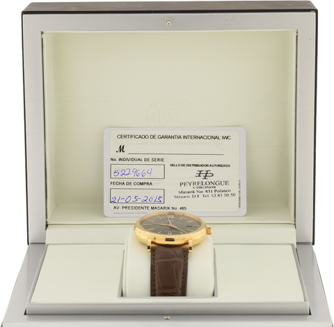 IWC Portofino Automatic Watch (IW356511) - 18 ct 5N Gold Case