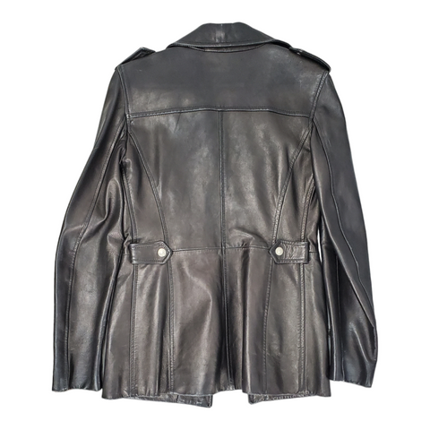 Dolce & Gabbana Leather Biker Jacket Small