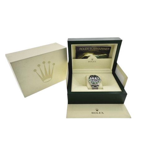 Rolex Men's Stainless Steel Submariner Green Anniversary 40Mm 16610V