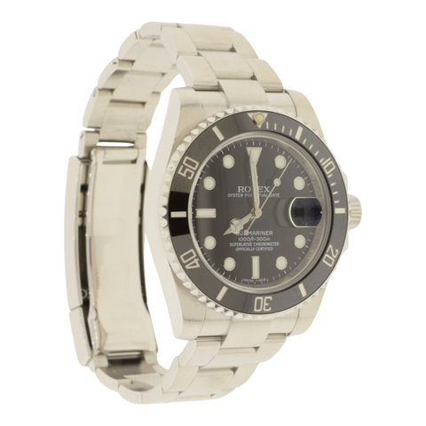 Rolex Submariner Date Black Dial Oyster Band Stainless Steel Men's 40mm Watch