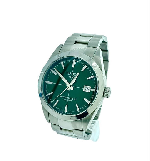 issot T-Classic Green Men's Watch - T127.407.11.091.01 Watch Only