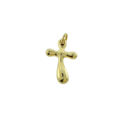 RLM Studio Freeform Cross Pendant in 14KT Yellow Gold