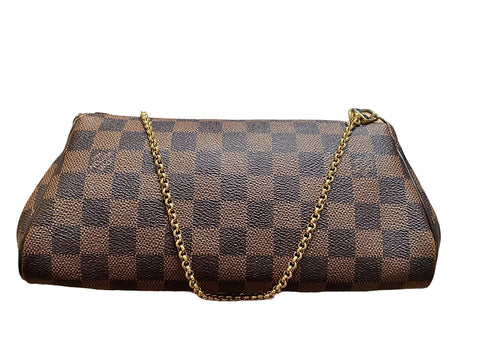 Louis Vuitton Damier Ebene Eva Clutch