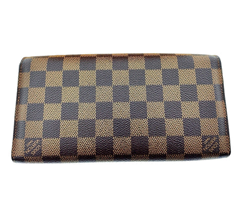 Louis Vuitton Damier Portefeuille Roseberry N63017 Ebene Long Wallet