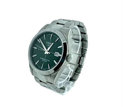 issot T-Classic Green Men's Watch - T127.407.11.091.01 Watch Only