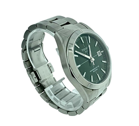 issot T-Classic Green Men's Watch - T127.407.11.091.01 Watch Only