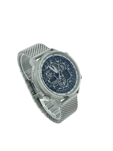 Citizen JY8030-83E Promaster Navihawk AT Eco-Drive Silver Stainless Steel Watch