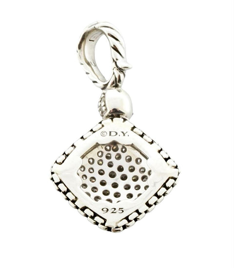 David Yurman Diamond Pave Pendant in 925 Sterling Silver Pendant