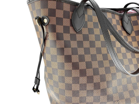 LOUIS VUITTON Neverfull MM Shoulder Bag Damier Ebene Leather BN N51105 29SJ002