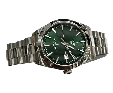 issot T-Classic Green Men's Watch - T127.407.11.091.01 Watch Only