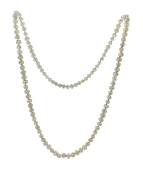 Pearl Stone Necklace with Cultured Freshwater Pearls