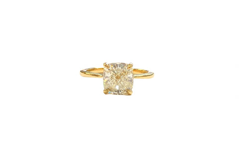 18KT Yellow Gold 2.02 cts. Lab-Grown Diamond Solitaire Engagement Ring (Size 5.5)