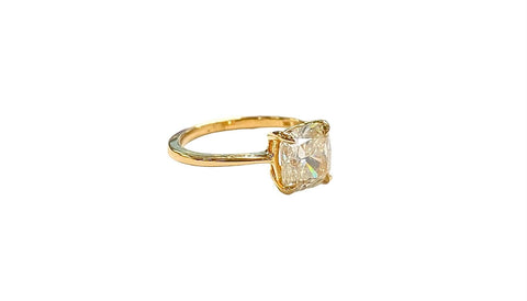 18KT Yellow Gold 2.02 cts. Lab-Grown Diamond Solitaire Engagement Ring (Size 5.5)