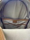 MCM Stark Side Studs Small Logo Print Coated Canvas Backpack - Cognac - NWT