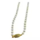 Tiffany & Co Cupid's Arrow & Heart 18k Yellow Gold with Cultured Pearl Necklace