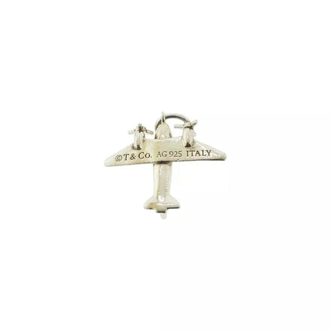 Tiffany & Co. 925 Sterling Silver Airplane Charm 2.6G