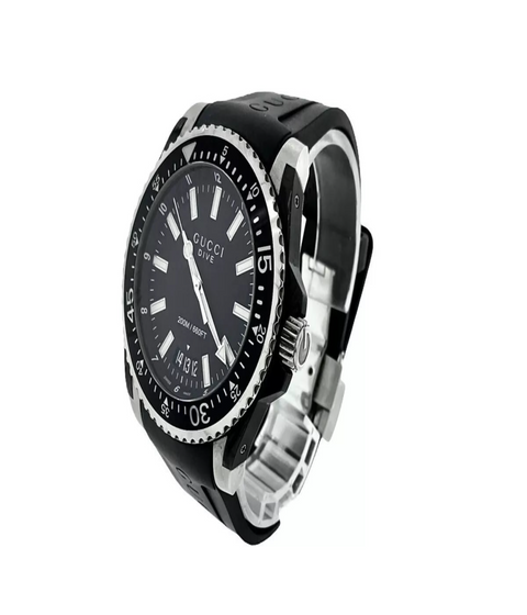 Gucci Dive 136.2 Quartz Black Dial 45mm