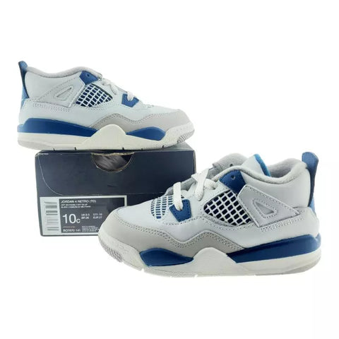 Nike Air Jordan 4 Retro Military Blue Td 10C Bq7670-141