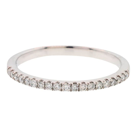 10K White Gold 1.4g 19 Diamonds .20 Carat T.W. Diamond Fashion Ring Size 7