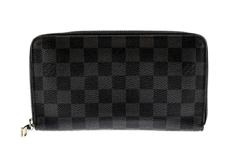 Louis Vuitton Damier Graphite Pattern Coated Canvas Zippy Organizer Wallet
