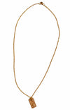 Christian Dior Vintage Tag Pendant Necklace