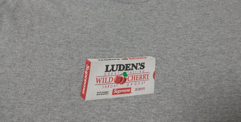 Supreme Luden's Tee Heather Grey Size L