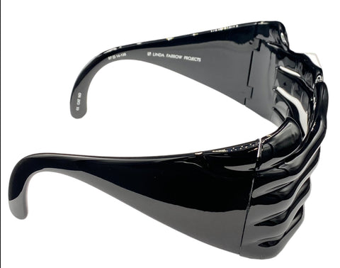 Linda Farrow x Jeremy Scott Hands Sunglasses In Black