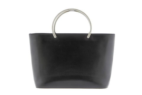 Chanel Black Caviar Leather Tote Bag